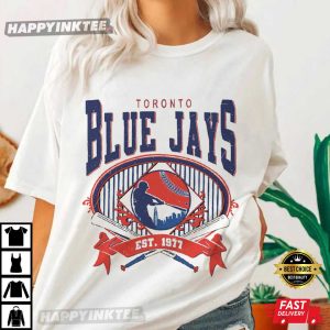 Toronto Blue Jays Baseball Vintage 90s Style T Shirt (4)