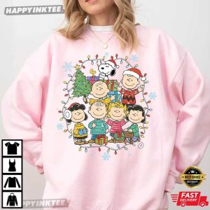 Peanuts Snoopy Charlie Brown And Friends Cute Christmas T Shirt (1)
