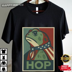 Frog Hop Saves America Anti ICE T Shirt (1)