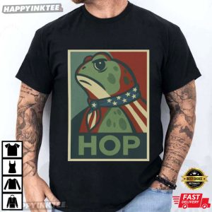 Frog Hop Saves America Anti ICE T Shirt (2)