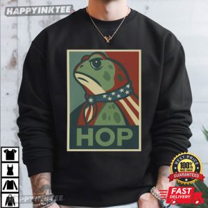 Frog Hop Saves America Anti ICE T Shirt (4)