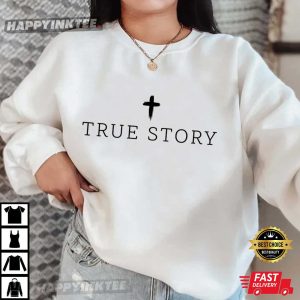 Christian Christmas True Story Jesus Religious Faith Bible Verse T Shirt (3)