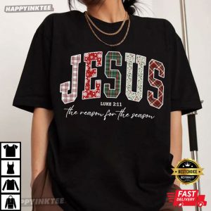 Christian Jesus The Reason For The Season Christmas Bible Verse T Shirt (2)