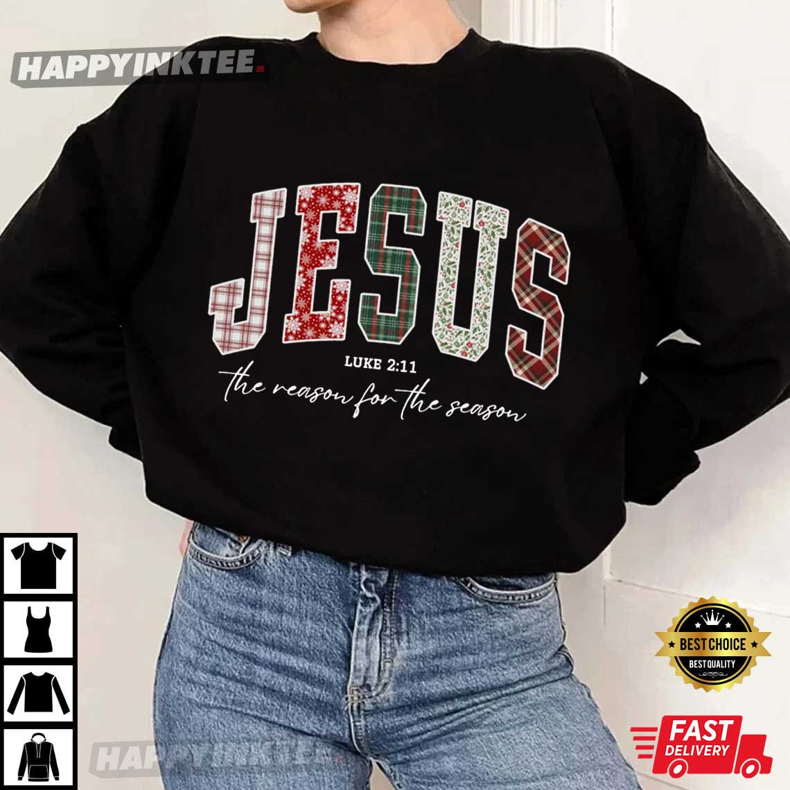 Christian Jesus The Reason For The Season Christmas Bible Verse T-Shirt Christian Jesus The Reason For The Season Christmas Bible Verse T-Shirt