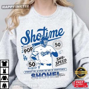 Shohei Ohtani Dodgers Baseball Shotime T Shirt (4)