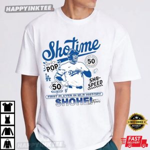 Shohei Ohtani Dodgers Baseball Shotime T Shirt (2)