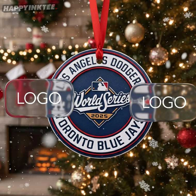 Dodgers Vs Blue Jays 2025 World Series Baseball Gift Ornament Dodgers Vs Blue Jays 2025 World Series Baseball Gift Ornament