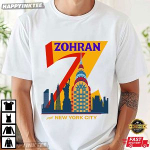 Mayor Mamdani Zohran for New York City Progressive Democrats DSA T-Shirt