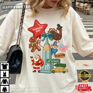 Thanksgiving Parade Day New York Holiday Comfort Colors T Shirt (2)