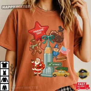 Thanksgiving Parade Day New York Holiday Comfort Colors T Shirt (3)