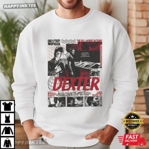 Dexter Morgan Vintage Crime Thriller Movie Graphic T Shirt (4)