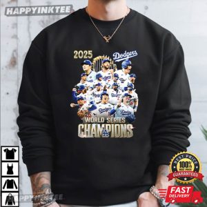 Dodgers 2025 World Series Champions LA Baseball T Shirt (4)