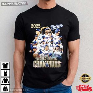 Dodgers 2025 World Series Champions LA Baseball T-Shirt