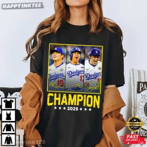 LA World Series Champions 2025 Gift For Football Fans T Shirt (2)