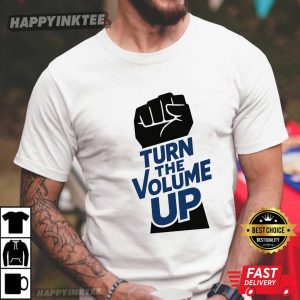 Turn the Volume Up Zohran Mamdani NYC Mayor Politics T Shirt (1)