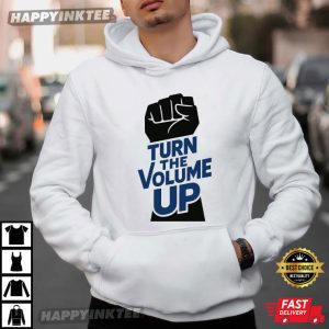 Turn the Volume Up Zohran Mamdani NYC Mayor Politics T Shirt (2)