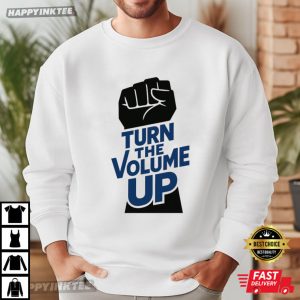 Turn the Volume Up Zohran Mamdani NYC Mayor Politics T Shirt (3)