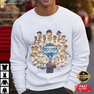 Los Angeles Dodgers Baseball All Team 2025 World Champions T Shirt (3)