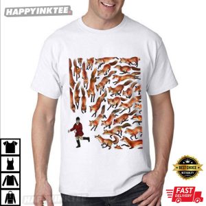 A Proper Hunt Fox Funny Meme T-Shirt