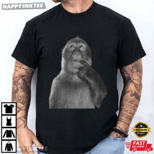 Funny Monkey Stupid Dank Memes Vintage Bootleg T-Shirt