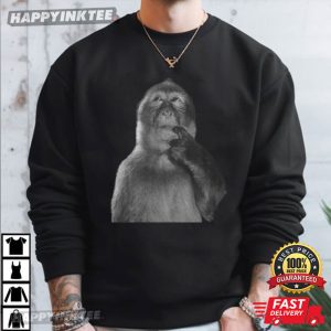 Funny Monkey Stupid Dank Memes Vintage Bootleg T Shirt (2)