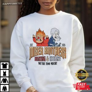 Miser Brothers Heating And Cooling Christmas Gift T Shirt (3)