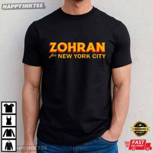 Zohran Mamdani For New York City 2025 Activists T-Shirt