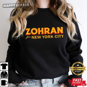 Zohran Mamdani For New York City 2025 Activists T Shirt (2)