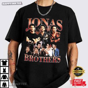 Jonas Brothers Music Concert Vintage Graphic Bootleg T-Shirt