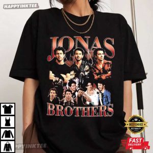 Jonas Brothers Music Concert Vintage Graphic Bootleg T Shirt (3)