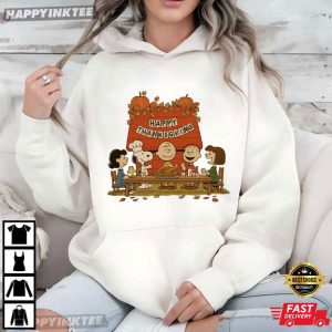 Snoopy Thanksgiving Peanuts Cute Woodstock T Shirt (4)