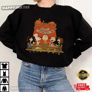 Snoopy Thanksgiving Peanuts Cute Woodstock T Shirt (2)
