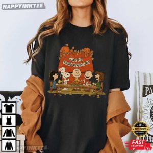 Snoopy Thanksgiving Peanuts Cute Woodstock T Shirt (3)