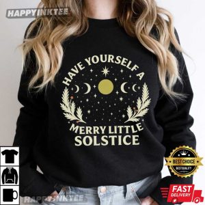 Have Yourself A Merry Little Solstice Winter Christmas T Shirt (2)