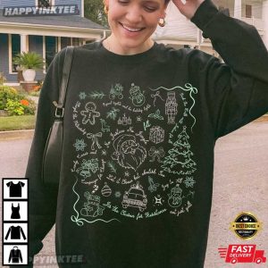 Christmas Anti Trump Doodle Protest FDT Xmas Funny Political T Shirt (1)