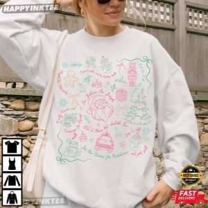 Christmas Anti Trump Doodle Protest FDT Xmas Funny Political T Shirt (2)