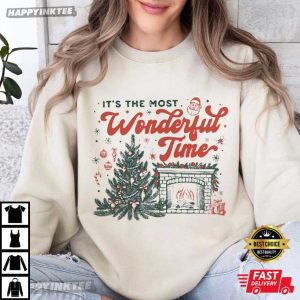 It's The Most Wonderful Time Christmas Festive Holiday T Shirt (4)