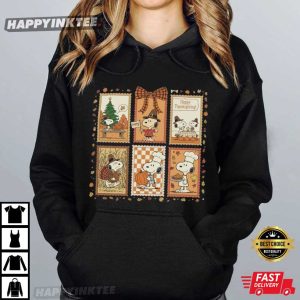 Snoopy Happy Thanksgiving Cute Autumn Cartoon T Shirt (4)