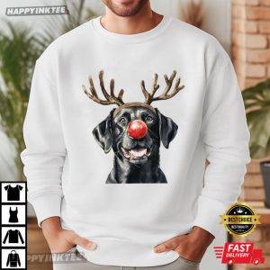 Christmas Black Labrador Holiday Dog Lover T Shirt (4)