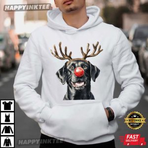 Christmas Black Labrador Holiday Dog Lover T Shirt (3)