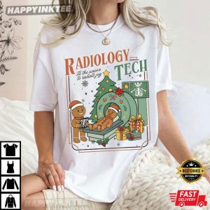 Radiology Gingerbread X-Ray Tech Christmas T-Shirt