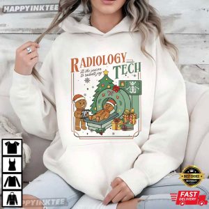 Radiology Gingerbread X Ray Tech Christmas T Shirt (3)