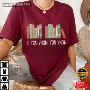 Six Seven Book Reading If You Know You Know Funny Teacher T Shirt (2)
