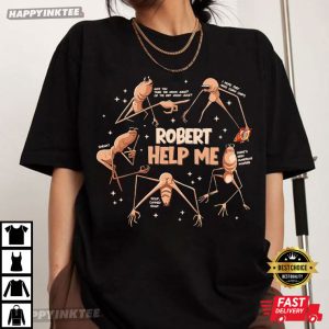 Marcus The Worm Robert Help Me Meme T Shirt (1)