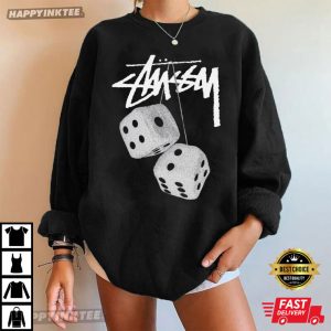 Stussy Fuzzy Dice Graphic T Shirt (3)