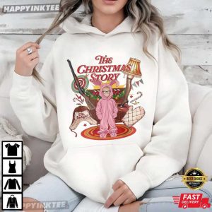 Funny Leg Lamp The Christmas Story Oh Fudge Christmas Movie T Shirt (4)