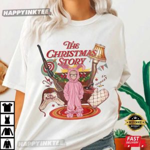 Funny Leg Lamp The Christmas Story Oh Fudge Christmas Movie T-Shirt