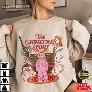 Funny Leg Lamp The Christmas Story Oh Fudge Christmas Movie T Shirt (3)
