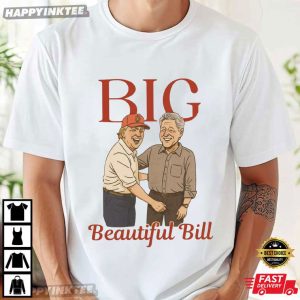 Trump Clinton Epstein Files Big Beautiful Bill T Shirt (1)