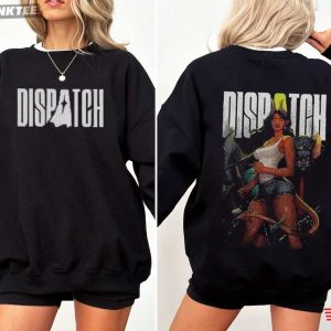 Dispatch Malevola Washed Super Hero Video Game T Shirt (3)